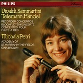 Vivaldi, Sammartini, Telemann, Händel: Recorder Concertos