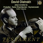 David Oistrakh Plays Violin Sonatas By Prokofiev, K. Khachaturian & Szymanowski