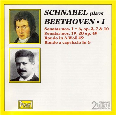 Schnabel plays Beethoven, Vol. 1
