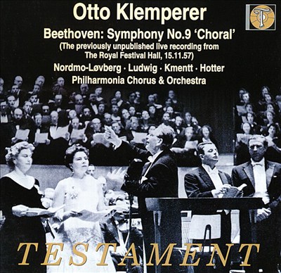 Beethoven: Symphony No. 9 "Choral" [1957 Live Reoording]