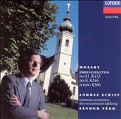 Mozart: Piano Concertos Nos. 8 & 11; Rondo, K. 386