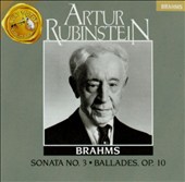 Brahms: Sonata No. 3; Ballades, Op. 10
