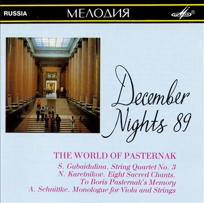 December Nights 89: The World of Pasternak