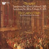 Mozart: Symphony No. 25 in G minor, K.183; Symphony No. 29 in A major, K.201