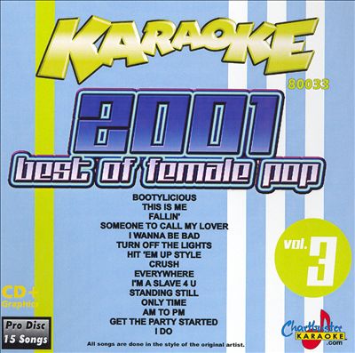 Chartbuster Karaoke: Best of Female Pop 2001, Vol. 3