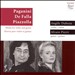 Paganini, De Falla, Piazzolla: Works for violin and guitar
