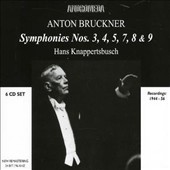 Anton Bruckner: Symphonies Nos. 3, 4, 5 , 7, 8 & 9