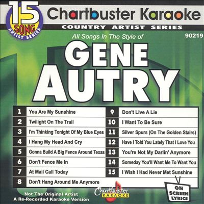Chartbuster Karaoke: Gene Autry