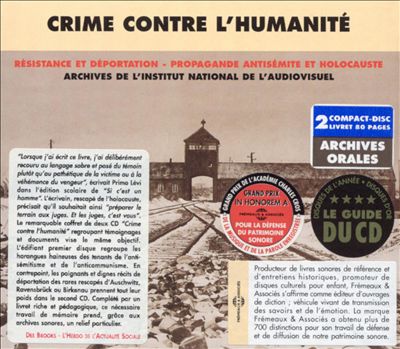 Crime Contre L'Humanité: Résistance Et Déportation - Propagande Antisémite Et Holocaust