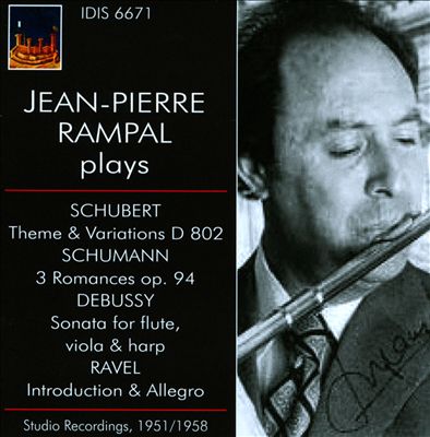 Sonate en trio, for flute, viola & harp, CD 145 (L. 137)