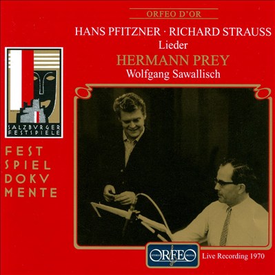 Hans Pfitzner, Richard Strauss: Lieder