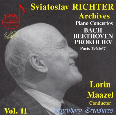 Sviatoslav Richter Archives, Vol. 11: Piano Concertos by Bach, Beethoven, Prokofiev