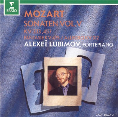 Mozart: Sonatas, Vol. 5 - KV 333, 457; Fantasie KV 475; Allegro KV 312