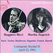 Ruggiero Ricci, Martha Argerich: Leningrad, Recital II