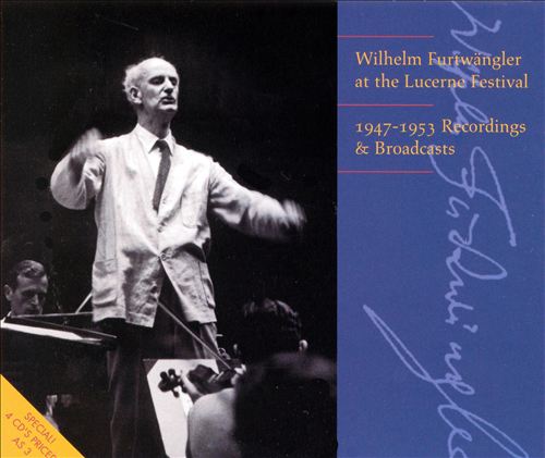 Wilhelm Furtwängler at the Lucerne Festival