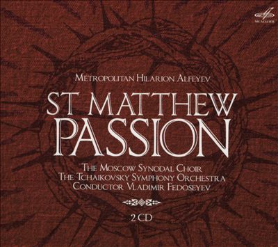 St. Matthew Passion, for soloists, chorus & orchestra