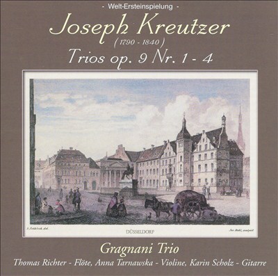 Trio for flute, violin & guitar in D major, Op.9/3