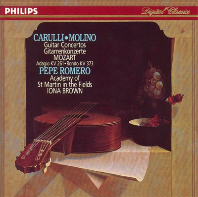 Ferdinando Carulli, Francesco Molino: Guitar Concertos; Mozart: Adagio KV 261; Rondo KV 373