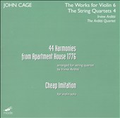 John Cage: 44 Harmonies from Apartment House 1776; Cheap Imitation