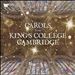 Carols from King's College Cambridge [15 Tracks]