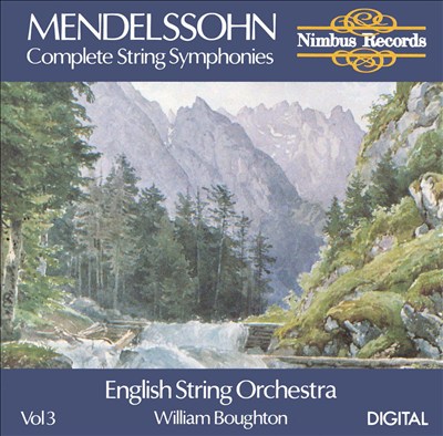 Sinfonia (String Symphony) for string orchestra No. 9 in C major ("Swiss"), MWV N9