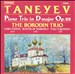 Taneyev: Piano Trio in D major, Op. 22