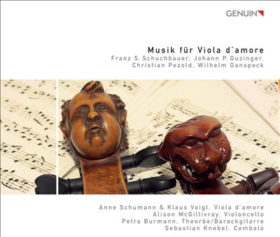 Trio for 2 viola d'amore & continuo in A Major