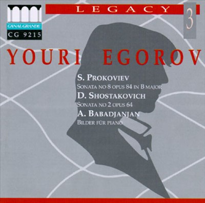 Sergey Prokofiev: Sonata No. 8; Shostakovich: Sonata No. 2; Arno Babadjanyan: Bilder Für Piano