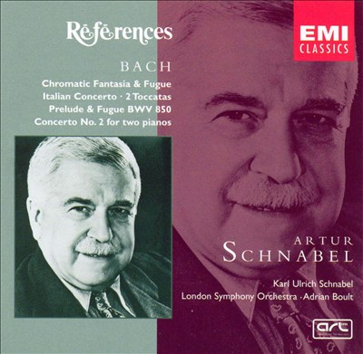 Artur Schnabel Plays Bach