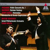Paganini: Violin Concerto No. 1; Waxman: Carmen Fantasy; Saint-Saëns: Havanaise; Introduction & Rondo Capriccioso