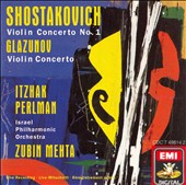 Shostakovich: Violin Concerto No. 1; Glazunov: Violin Concerto