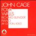 John Cage: Four Walls