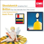 Shostakovich: Symphony No. 4; Britten: Four Sea Interludes from "Peter Grimes"