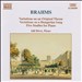 Brahms: Variation, Op.21; Five Studies