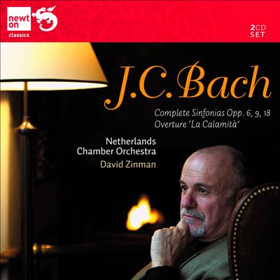 J.C. Bach: Sinfonias, Op. 6, 9, 18; Overture "La calamità"