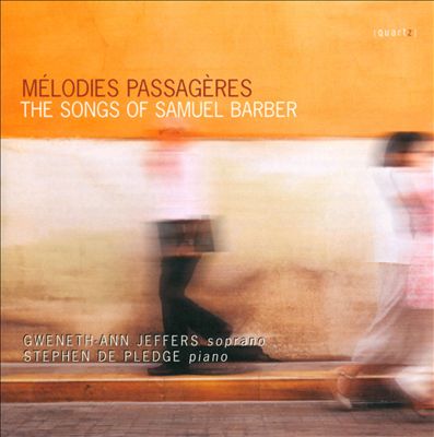 Mélodies passagères (5), songs for voice & piano, Op. 27