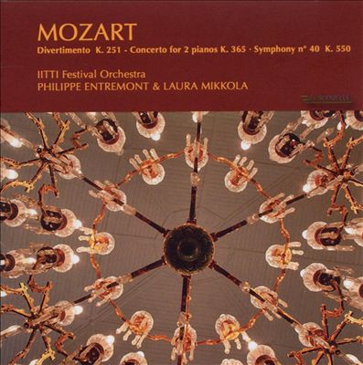 Mozart: Divertimento K. 251; Concerto for 2 Pianos, K. 365; Symphony No. 40 K. 550