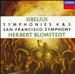 Jean Sibelius: Symphonies Nos. 4 + 5