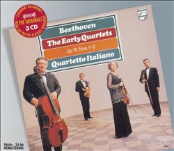 lataa albumi Quartetto Italiano - Beethoven The Early Quartets Op 18 Nos 1 6