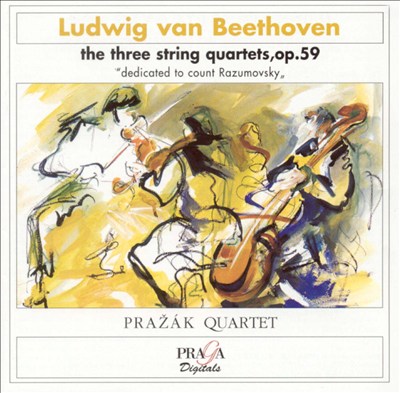 Beethoven: String Quartets Vol. 3 - The Three String Quartets, Op. 59 "Dedicated to Count Razumovsky"