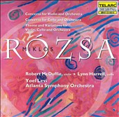 Miklos Rózsa: Concerto for Violin and Orchestra; Concerto for Cello and Orchestra; Theme and Variations