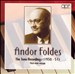 Andor Foldes: The Tono Recordings (1950-51)