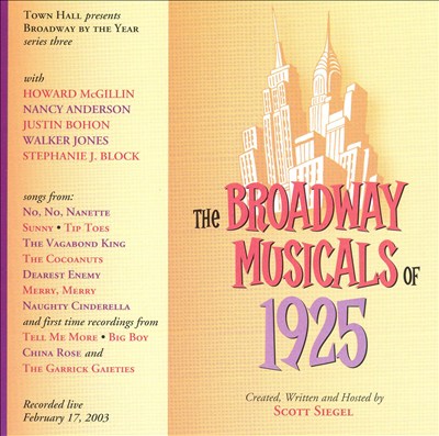 The Broadway Musicals of 1925