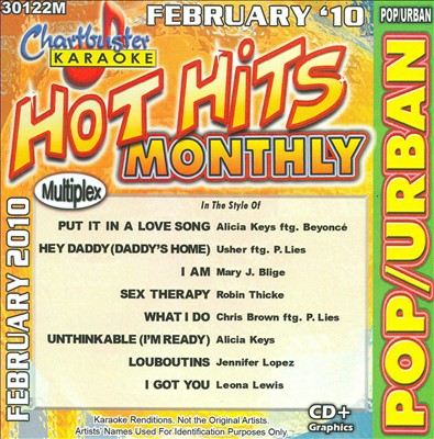 Karaoke: Hot Hits Pop/Urban - February 2010