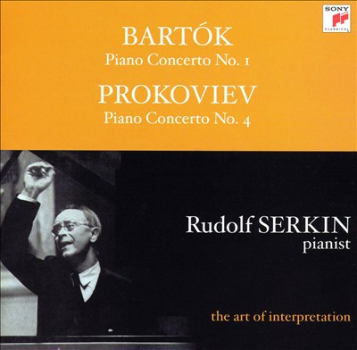 Bartók: Piano Concerto No. 1; Prokofiev: Piano Concerto No. 4