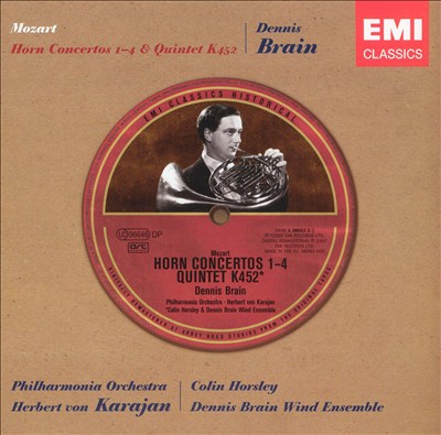 Mozart: Horn Concertos 1-4; Quintet K 452