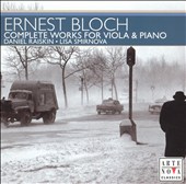 Ernest Bloch: Suite Hébraïque - Complete Works for Viola & Piano