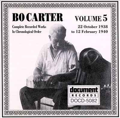 Bo Carter, Vol. 5 (1938-1940)