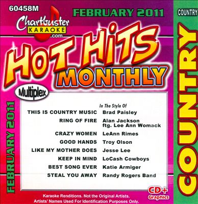 Chartbuster Karaoke: Country: February 2011