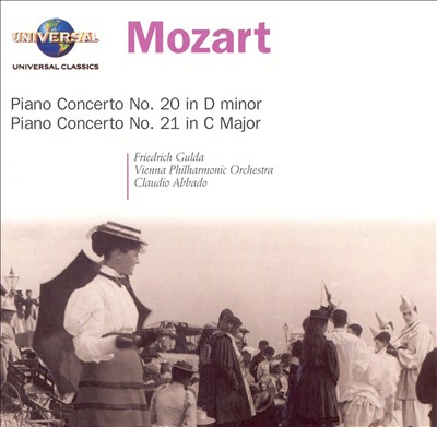 Mozart: Piano Concerto No. 20 in D major; Piano Concerto No. 21 in C major